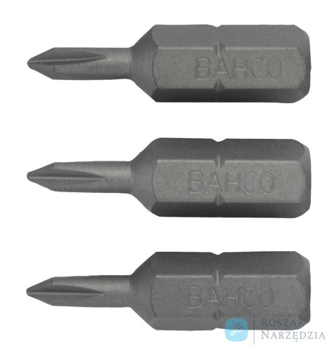 Bit 1/4" PH1x25 mm, 100 szt. BAHCO (100 szt.)