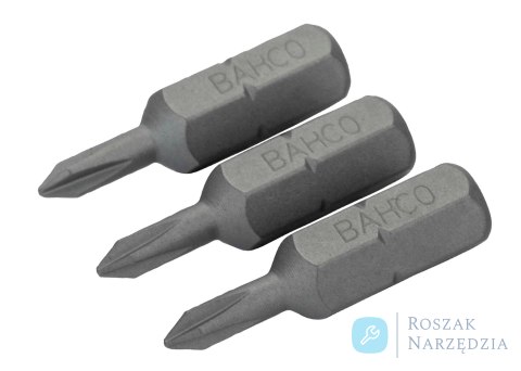 Bit 1/4" PH1x25 mm, 500 szt. BAHCO (500 szt.)