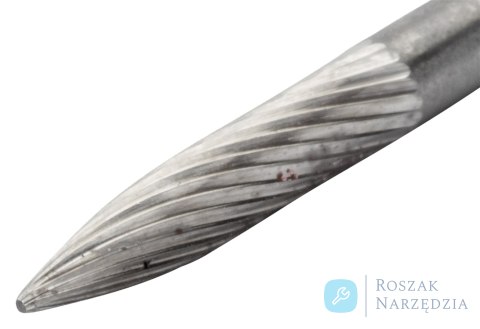 Frezy obrotowe węglikowe łukowe ostro zakończone 9.6 mm x 19 mm - Ø6 mm BAHCO Frezy obrotowe węglikowe łukowe ostro zakończone 9.6 mm x 19 mm - Ø6 mm BAHCO