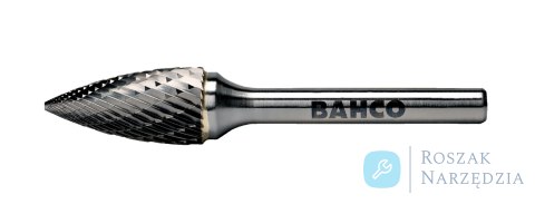 Frezy obrotowe węglikowe łukowe ostro zakończone 9.6 mm x 19 mm - Ø6 mm BAHCO Frezy obrotowe węglikowe łukowe ostro zakończone 9.6 mm x 19 mm - Ø6 mm BAHCO