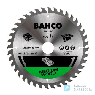 Piła tarczowa 184mm 40T 16mm otwór BAHCO