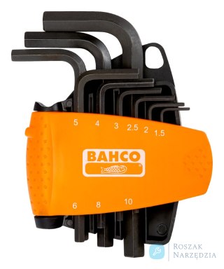 Klucze imbusowe 9 sztuk 1.5-10 mm BAHCO