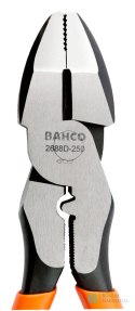 Kombinerki wysokiego przełożenia uniwersalne 250 mm dla elektryków BAHCO