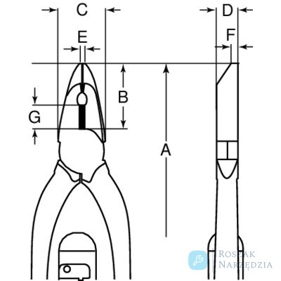 Szczypce do skręcania drutu 287 mm do 1.04 mm BAHCO