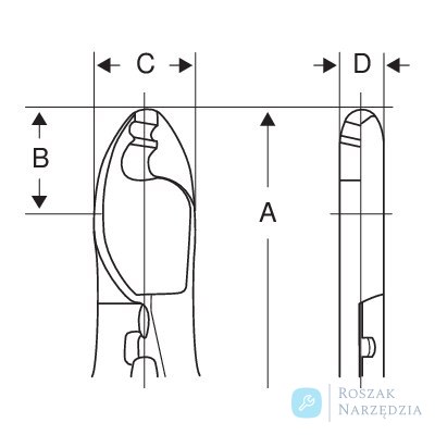 Szczypce do cięcia i zdejmowania izolacji 240mm BAHCO