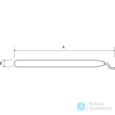 Gratownik ołówkowy HSS, 143 mm BAHCO