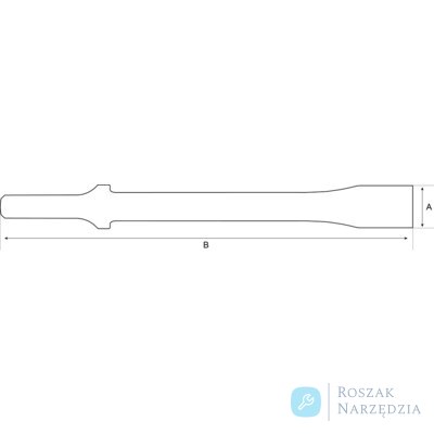 Rylec płaski nie obracany 19 mm BAHCO