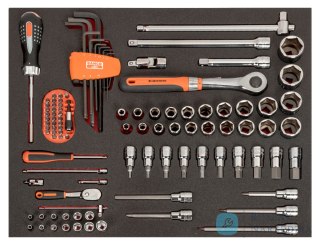 Zestaw nasadek i akcesoriów 1/2-3/8, 101 elementów BAHCO