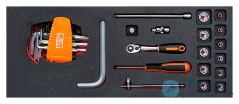 Nasadki 1/4" 27 szt. BAHCO