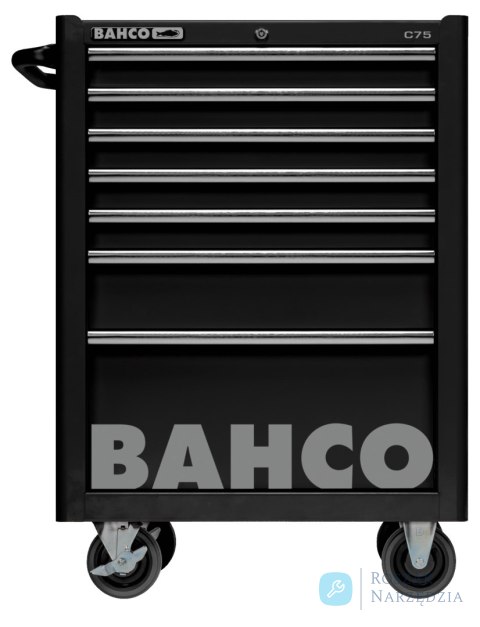 Wózek narzędziowy C75, 7 szuflad, 956x501x763 mm, 1475K7 (pomarańczowy) BAHCO