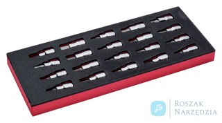 Wkład narzędziowy 20 elementów 1/2" BAHCO