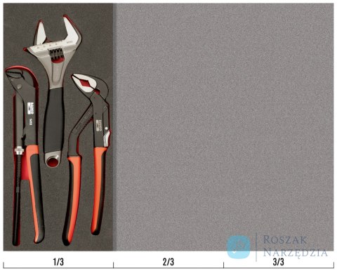 Wkład narzędziowy 3 elementy BAHCO
