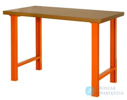 Stół warsztatowy z blatem MDF 1500x750x1030 mm (pomarańczowy) BAHCO