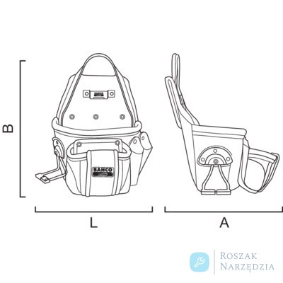 Torba narzędziowa uniwersalna BAHCO