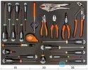 Wkład narzędziowy - wkrętaki Płaskie, Phillips, Torx i szczypce, 23 elementy BAHCO
