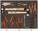 Wkład narzędziowy - szczypce i narzędzia do pobijania, 18 elementów BAHCO