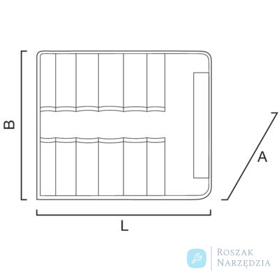 Futerał na narzędzia zwijany BAHCO