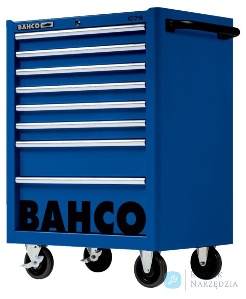 Wózek narzędziowy C75, 8 szuflad, 956x501x763 mm, 1475K8BLUE (niebieski) BAHCO