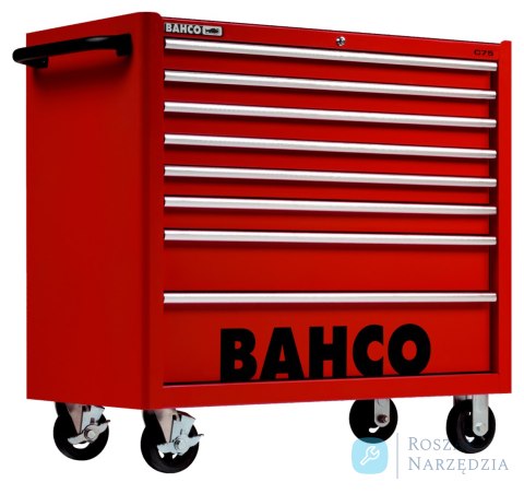 Wózek narzędziowy C75 XL, 8 szuflad, 986x501x1100 mm, 1475KXL8RED (czerwony) BAHCO