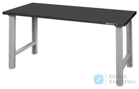 Stół warsztatowy 1800 mm blat stalowy niebieski BAHCO Stół warsztatowy 1800 mm blat stalowy niebieski BAHCO