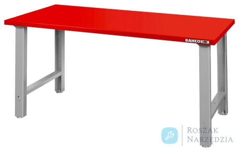 Stół warsztatowy 1800 mm blat stalowy niebieski BAHCO Stół warsztatowy 1800 mm blat stalowy niebieski BAHCO