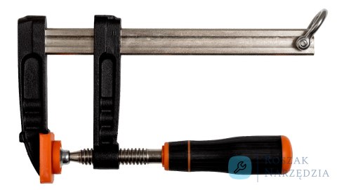 Klamra typu F 80mm x 160mm zabezpieczona do pracy na wysokości BAHCO Klamra typu F 80mm x 160mm zabezpieczona do pracy na wysokości BAHCO