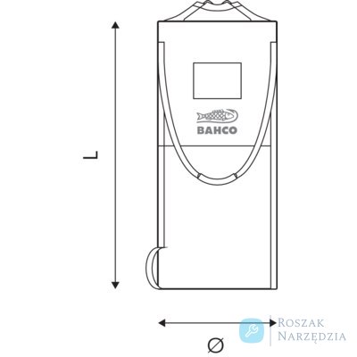 Torba do pracy na wysokościach 100L BAHCO