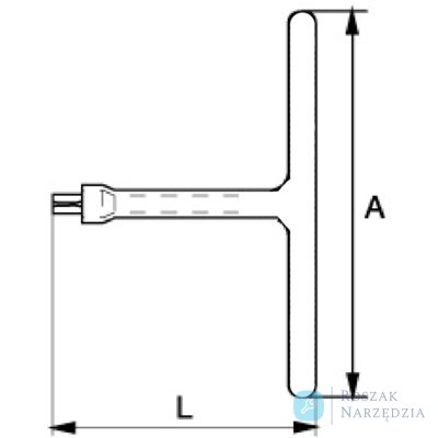 Pokrętło T-kształtne izolowane 1/2" BAHCO