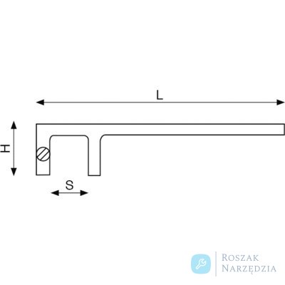 Pręt do zaworów nieiskrzący 30x200 mm brąz aluminiowy BAHCO