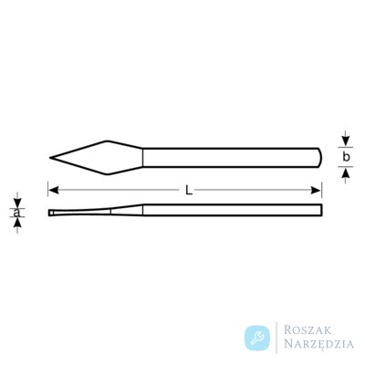 Przecinak krzyżowy nieiskrzący 150 mm BAHCO