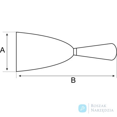 Skrobak elastyczny, nieiskrzący AL-BR 80 mm BAHCO