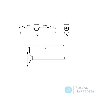 Kilof nieiskrzący CU-BE 2800 g BAHCO