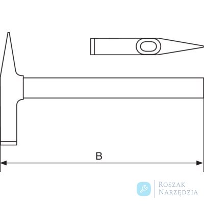 Młotek nieiskrzący AL-BR 640g BAHCO