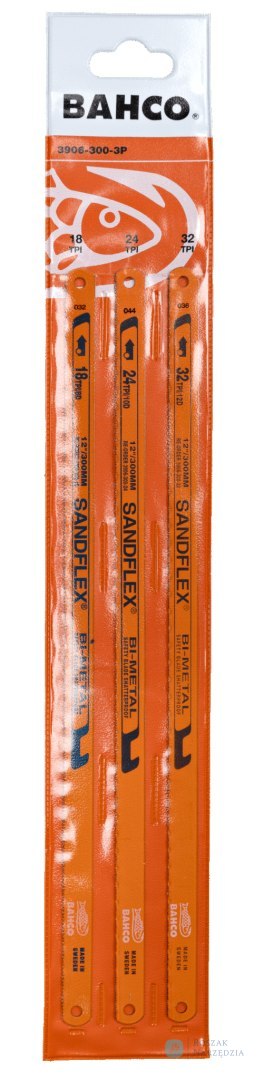 Brzeszczot bimetaliczny Sandflex 300 mm 14 Z/Cal, 10 szt. BAHCO