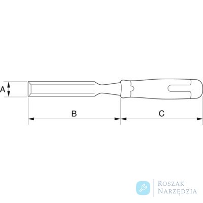 Żłobik do rewna 6 mm BAHCO