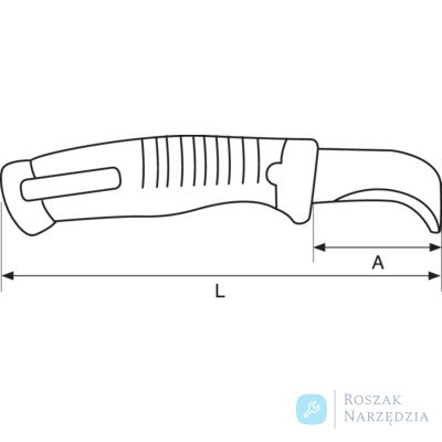 Nóż elektryczny z prowadnicą 160 mm BAHCO