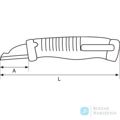 Nóż elektryka do ściągania izolacji leworęczny BAHCO
