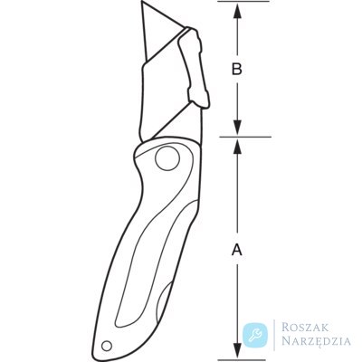 Nóż sportowy 75 mm z mechanizmem bezpieczeństwa BAHCO