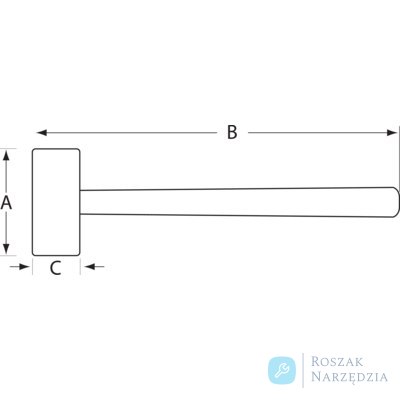 Młotek bezodrzutowy 2700g BAHCO