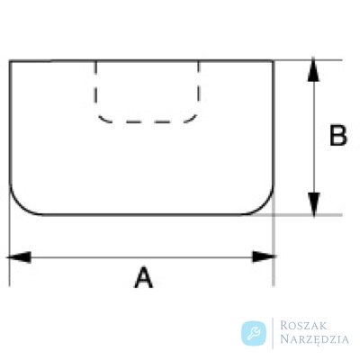 Końcówka z tworzywa 44 mm do młotka 3625W BAHCO (10 szt.)