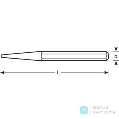 Punktak centrujący 5 mm x 150 mm BAHCO