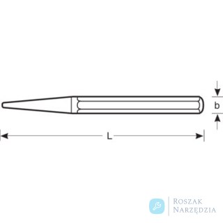 Punktak 100 mm średnica 3 mm BAHCO