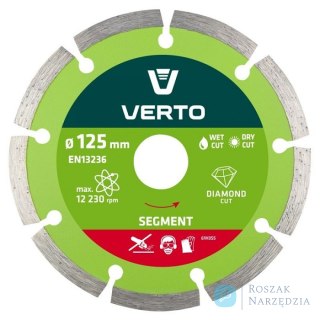 TARCZA DIAMENTOWA SEGMENTOWA 125MM VERTO