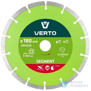 TARCZA DIAMENTOWA SEGMENTOWA 180MM VERTO