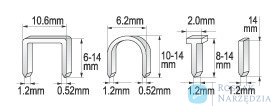 ZSZYWACZ TAPICERSKI 6-14MM YATO