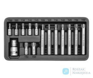 KOMPLET KLUCZY SPECJALNYCH 15CZ TORX YATO