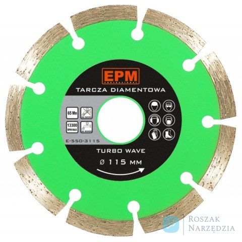 TARCZA DIAMENTOWA SEGMENTOWA 115MM EPM