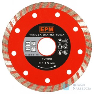 TARCZA DIAMENTOWA TURBO 115MM EPM