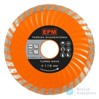 TARCZA DIAMENTOWA TURBO WAVE 115MM EPM