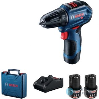 WIERTARKO-WKRĘTARKA AKUMULATOROWA GSR 12V-30 2*2.0AH BOSCH